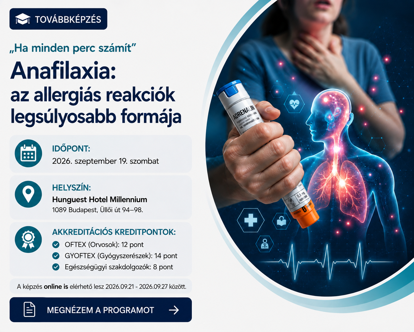 Anafilaxia: az allergiás reakciók legsúlyosabb formája